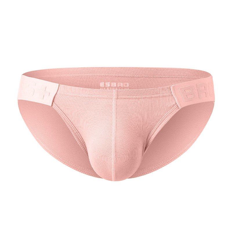 ESBRO男士跨境高叉U凸大囊袋三角裤 低腰个性刺绣腰带学生内裤,女士内衣/男士内衣/家居服,男三角内裤,淘宝优惠券,粉丝福利购,淘宝优惠卷