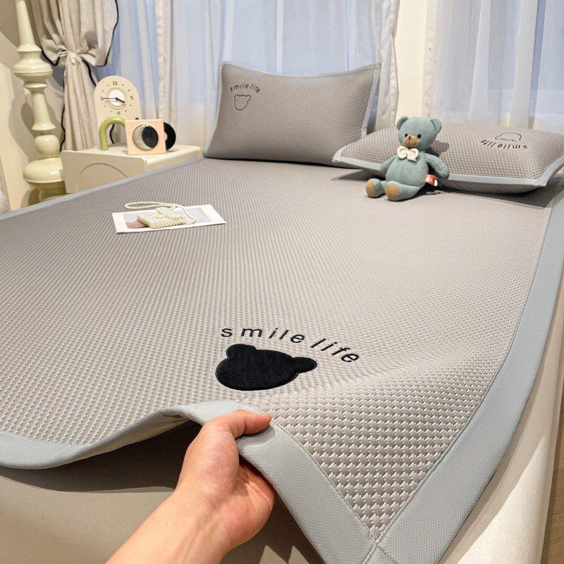 A类加厚冰豆豆凉席夏天新款床单床笠款冰丝席学生宿舍单双人软席,床上用品,冰丝席,淘宝优惠券,粉丝福利购,淘宝优惠卷