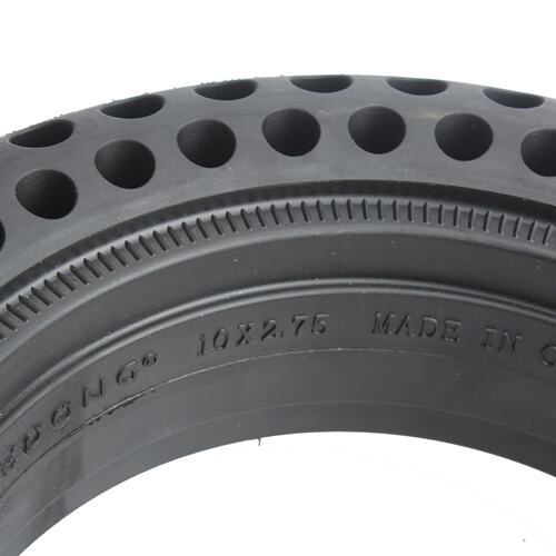 10x2.75蜂窝实心轮胎改装70/65-6.5轮胎小米九号平衡车卡槽53
