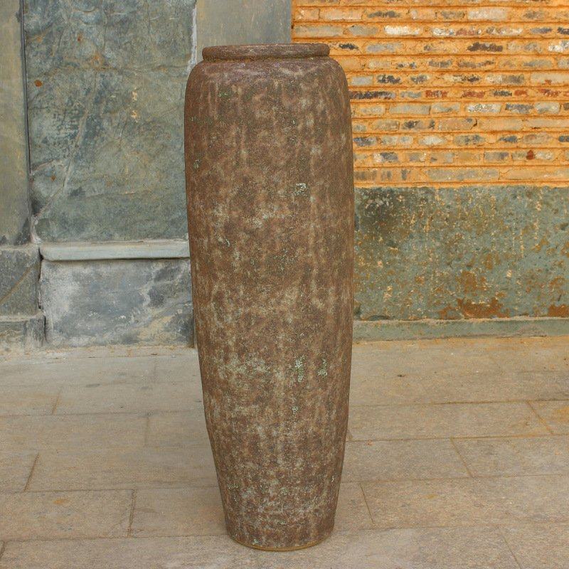 东南亚复古粗陶民俗酒店餐厅室内外软装落地大号花瓶陶罐盆坛子缸,家居饰品,花盆,淘宝优惠券,粉丝福利购,淘宝优惠卷