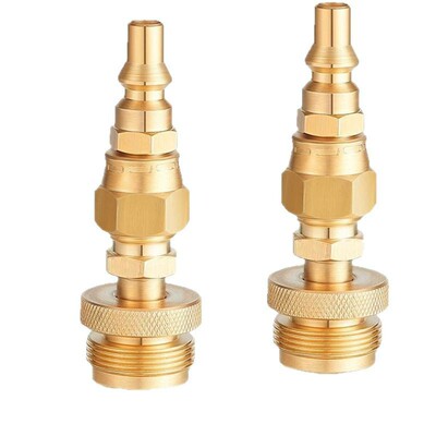 北美1/4 inch 转3/8 Flare快速连接头低压天然气快速连接配件接头