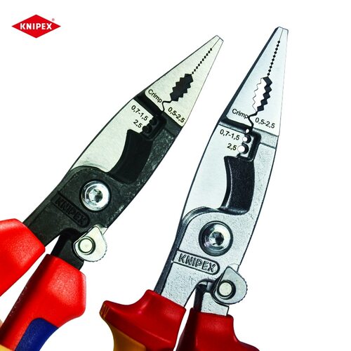 凯尼派克 KNIPEX 电工装配钳 13 72 8多功能剪切 压接 剥线 200mm