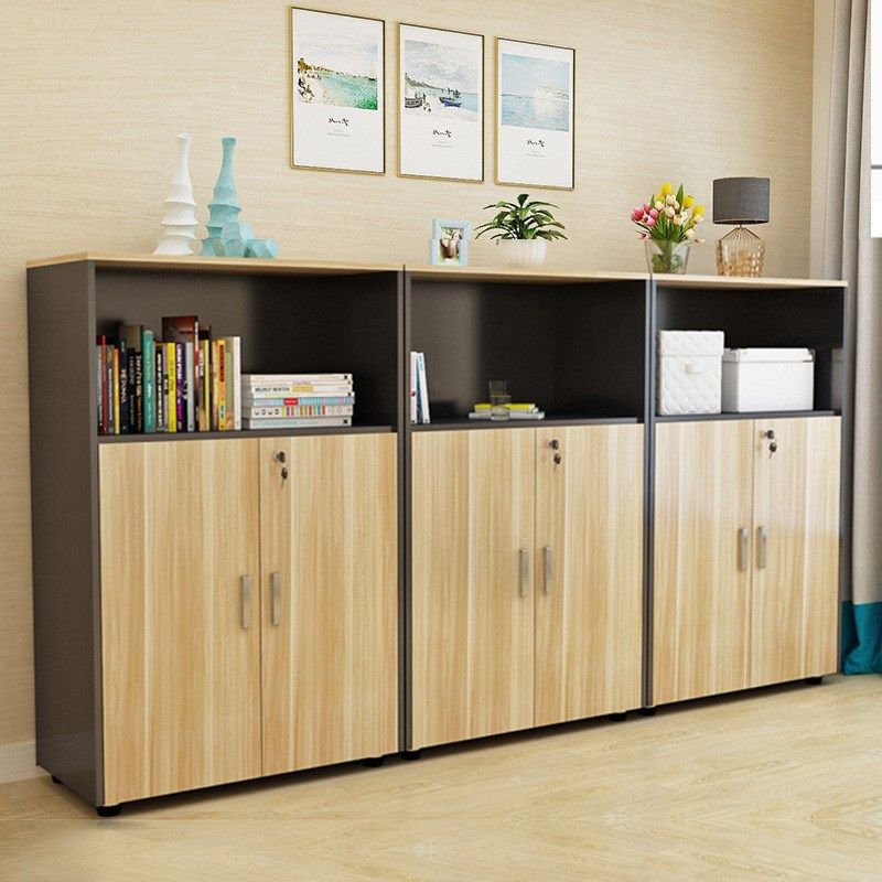 办公室文件柜资料矮柜带锁收纳柜子办公家具储物落地柜打印机边柜,商业/办公家具,文件柜,淘宝优惠券,粉丝福利购,淘宝优惠卷