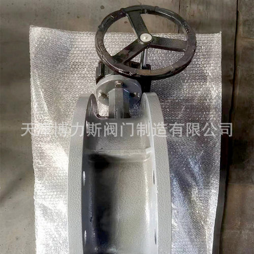 铸钢体衬四氟涡轮法兰软密封蝶阀D341F-16C大体蝶阀涡轮传动