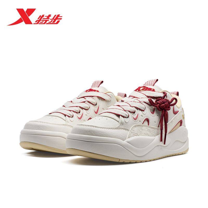 特步征程CNY板鞋男2026春季新款休闲百搭轻便运动鞋974119310076,运动鞋new,板鞋,淘宝优惠券,粉丝福利购,淘宝优惠卷