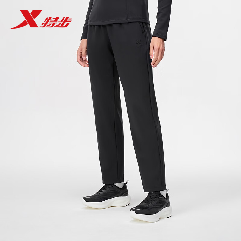 特步运动裤女2025冬季新款加绒保暖梭织运动休闲长裤975428980478,运动服/休闲服装,运动长裤,淘宝优惠券,粉丝福利购,淘宝优惠卷