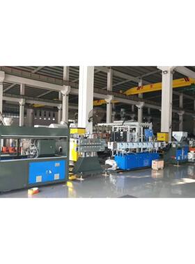 厂销65PP塑料单螺杆管材挤出生产线 65管材设备配置无屑切割机