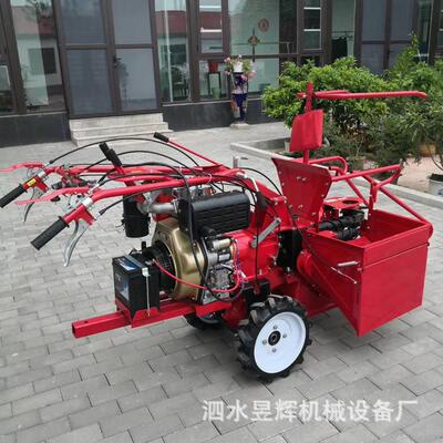 干手收扶型玉米获机2BHR0动马力柴油汽油单行收获净可自卸车实用