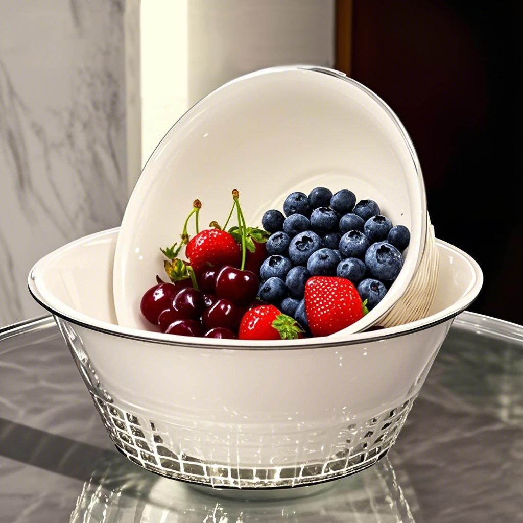 水果沥水篮ins奶油风洗菜盆家用高档厨房双层轻奢洗菜篮子滤水篮,餐饮具,洗菜盆/沥水篮/漏水筛,淘宝优惠券,粉丝福利购,淘宝优惠卷