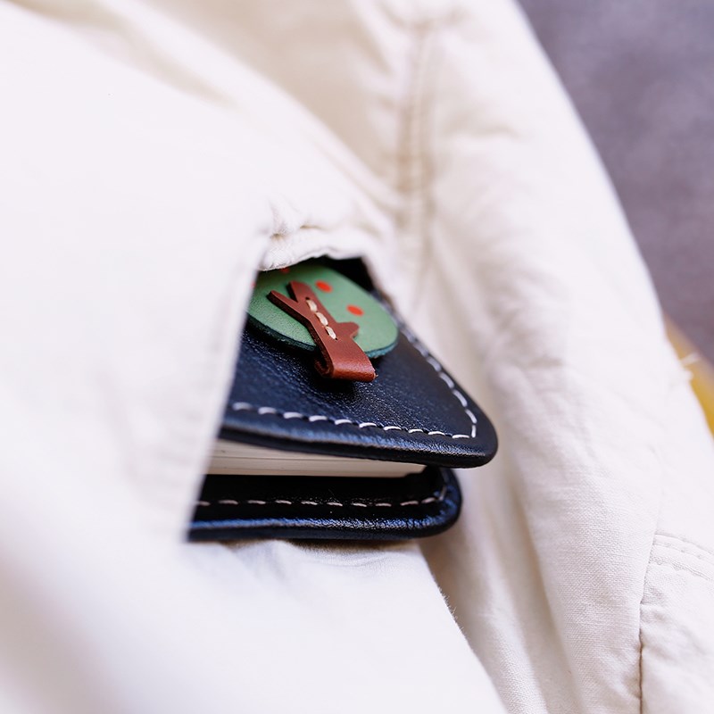 m5A8手账本真皮迷你A7a6活页笔记本随身口袋P便携日记本简约小本