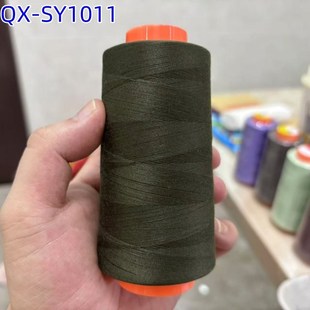 军绿系402大卷2股手工缝纫机线宝塔线家用缝纫机线高速缝衣线细线