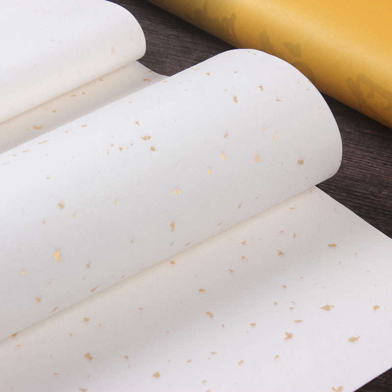 宣纸 手工4四尺仿古洒金 熟宣硬笔 画骨工笔画国画创作用纸