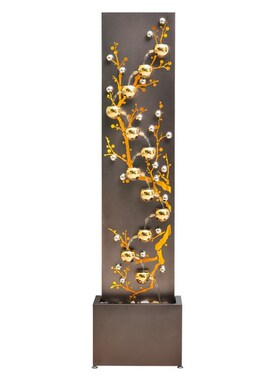 流水摆件循环水生财客厅电视柜旁边办公室玄关轻奢水景观新居开业