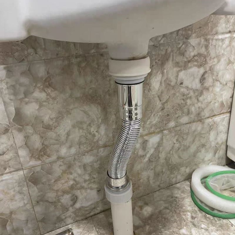 便池排尿管胶头S弯钢丝排水管内置防臭芯免胶配件防X臭小便器下水