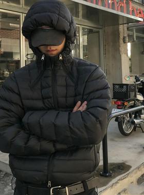 【新国标90】CJMJ排骨型羽绒服3拉链YKK连帽外套白鸭短款保暖男款