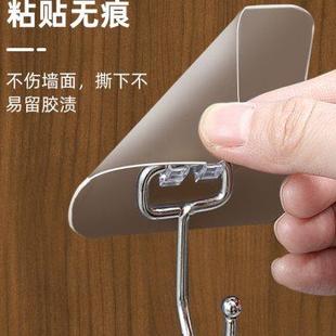 挂钩免打孔粘胶粘钩强力承重厨房门后墙壁面吸盘钉架钩子宿舍