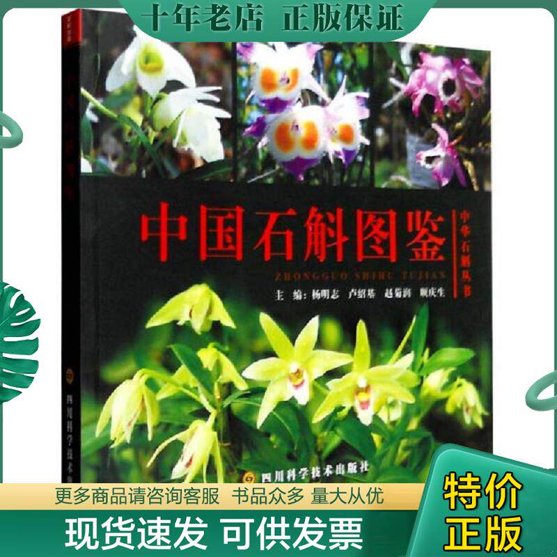 正版现货9787536482456 中国石斛图鉴 杨明志著 四川科技出版社