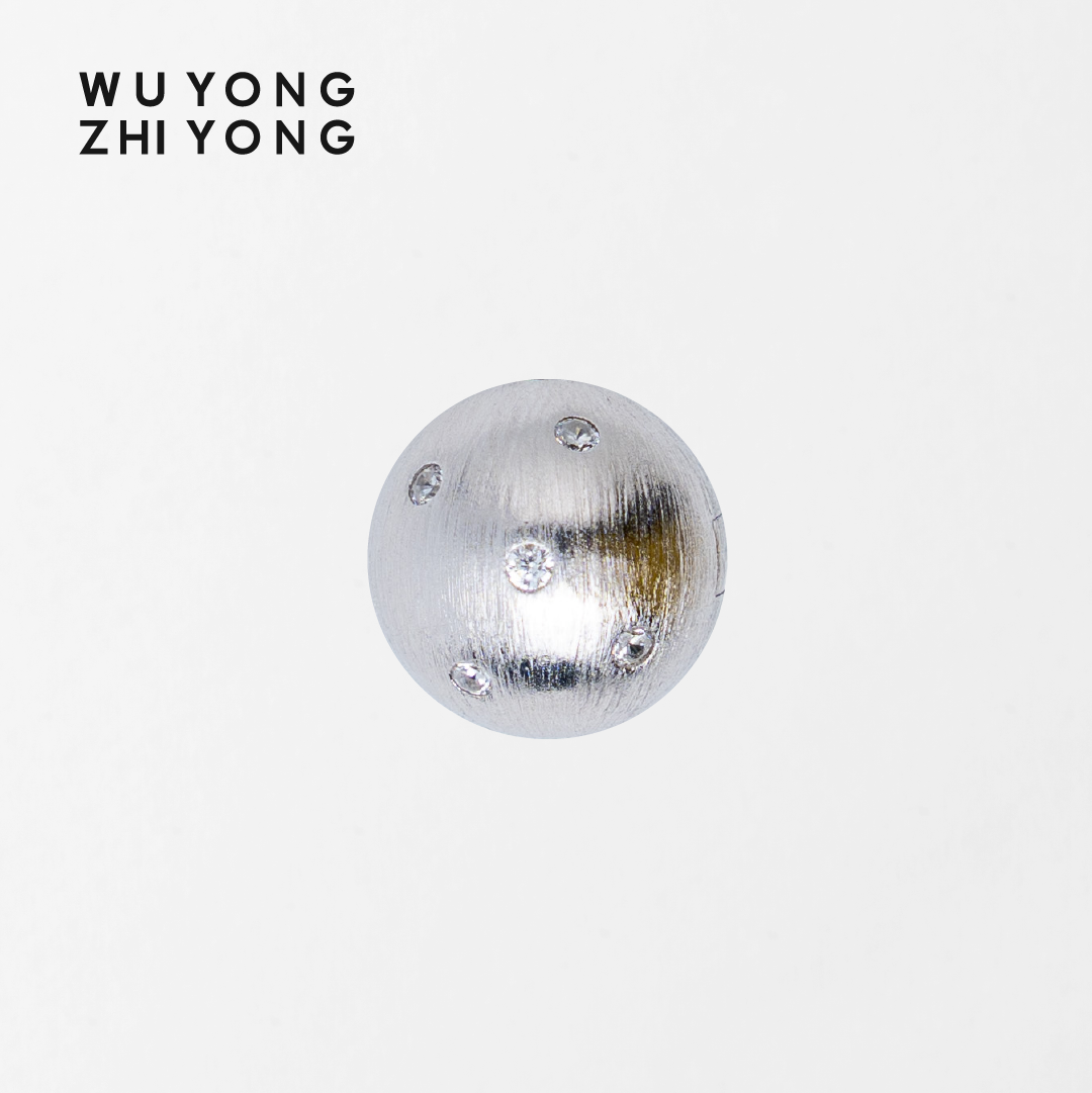 无用之用「循环公差」925银锆石闷镶满天星卡扣