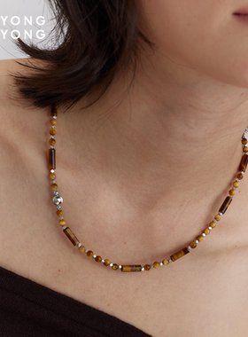 无用之用天然虎眼石项链