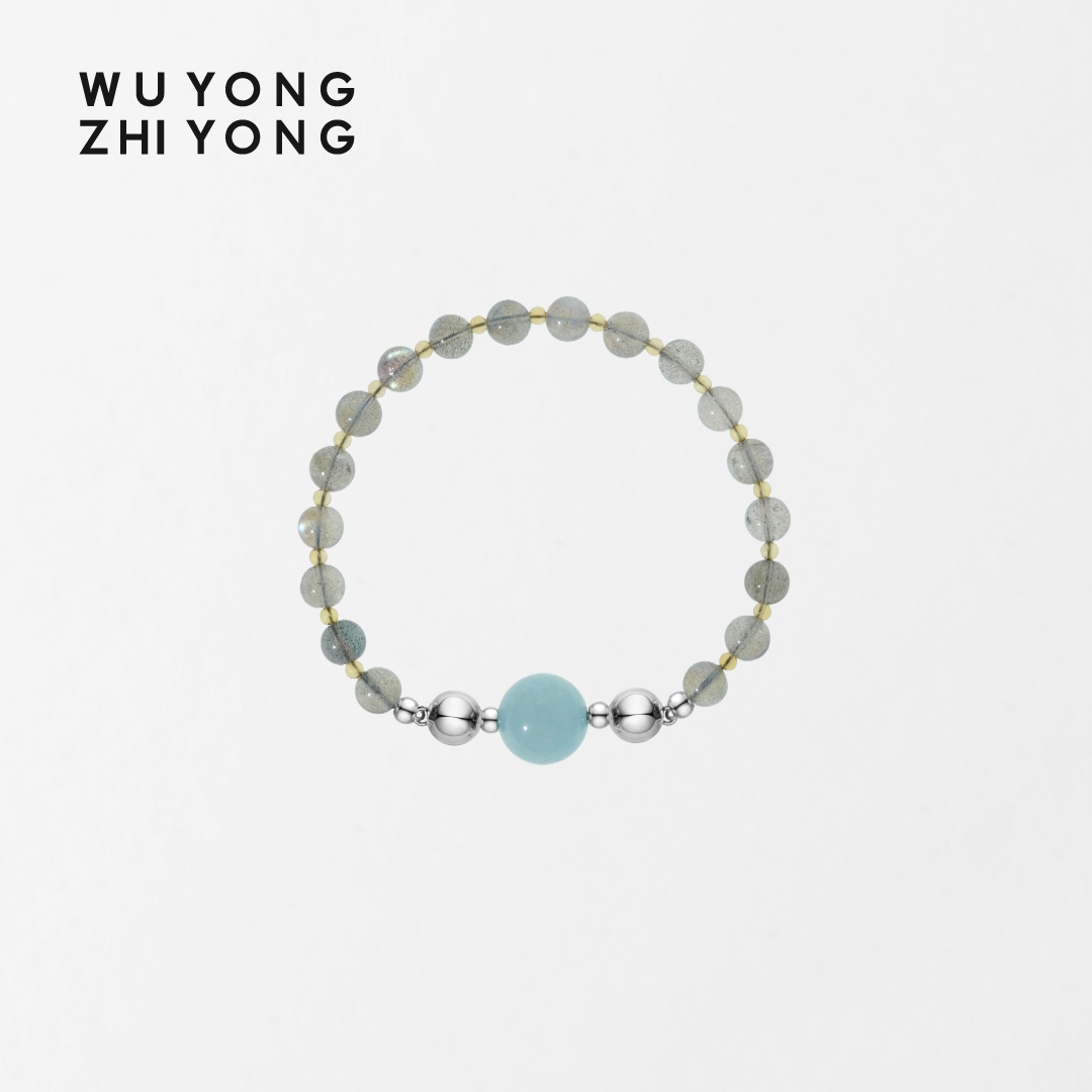 无用之用月光石蓝玉髓手链项链