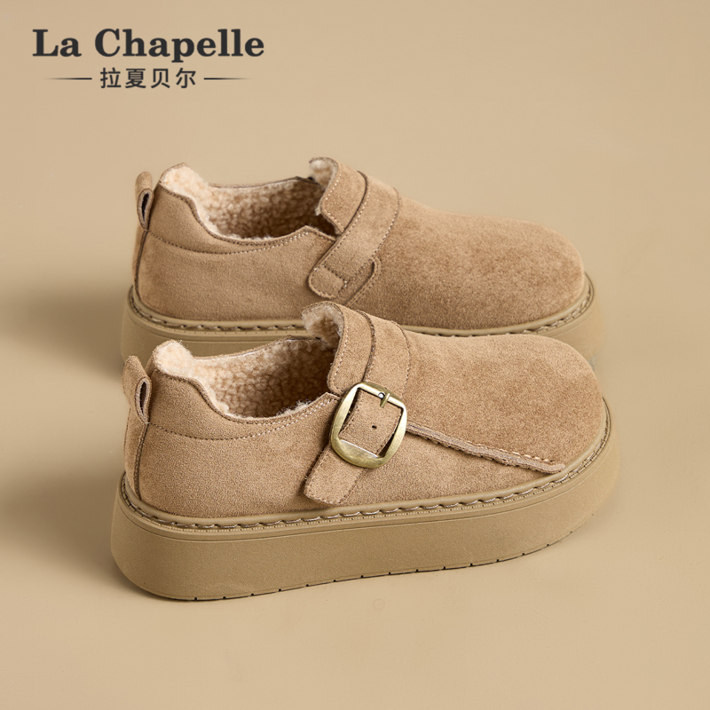 拉夏贝尔勃肯鞋！加绒保暖！