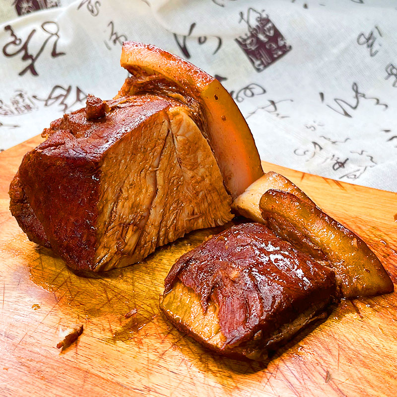 馋三里腊汁肉肉夹馍加热即食方便