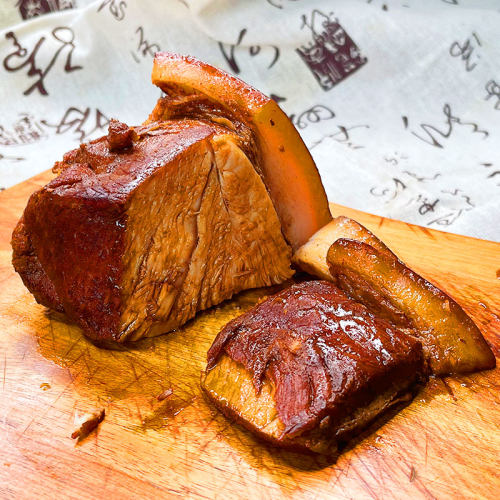 馋三里腊汁肉肉夹馍加热即食方便