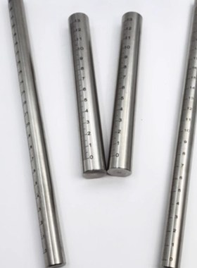 定制带刻度圆棒光轴 FGSTN RCY81 不锈钢圆柱刻度尺刻度支柱杆