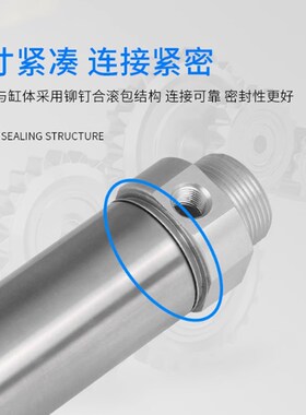 SMC活塞杆内螺纹迷你气缸CDM2BZ20-25-50-75-100-125-150-200FZ