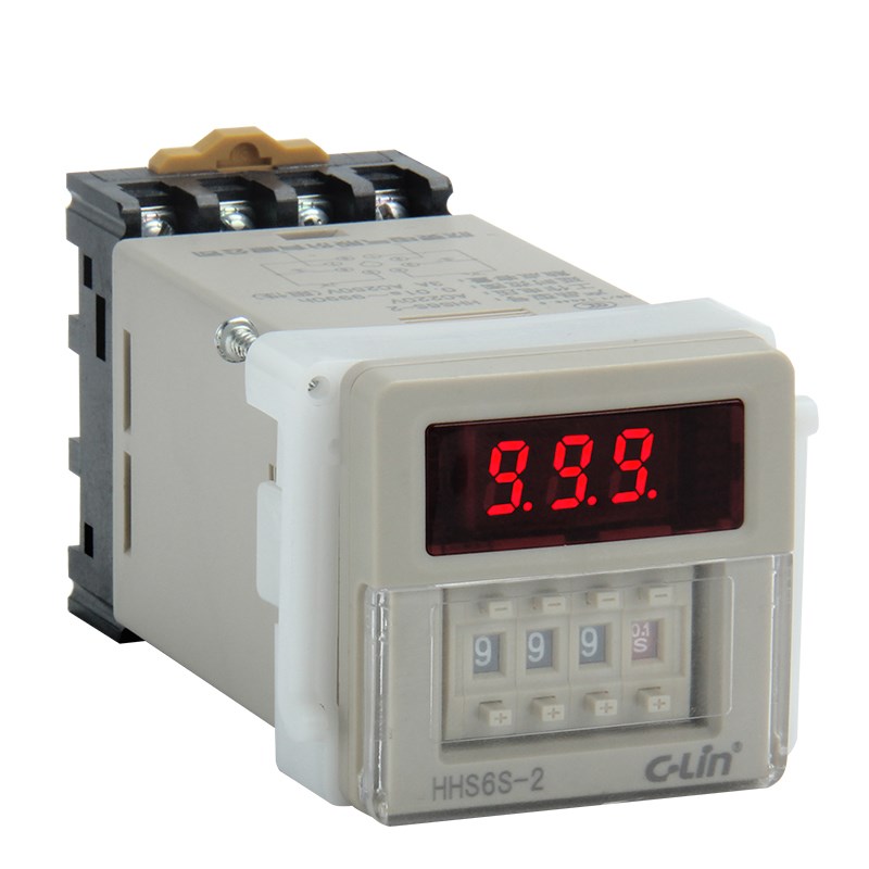 欣灵HHS6S-2数显时间继电器 w完全取代JSS20-48AMS 定时延时继电