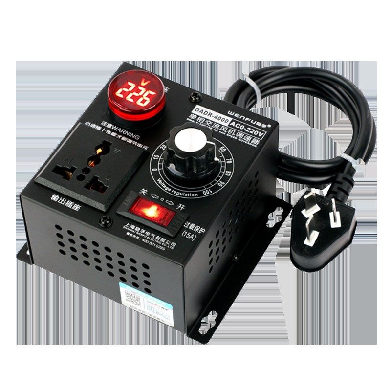 调速器220v交流单相电机风机吊扇调速无极变速调压调温调速开关,电子/电工,调速开关,淘宝优惠券,粉丝福利购,淘宝优惠卷