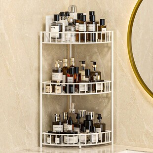 洗漱台置物架卫生间浴室台面角落收纳架洗脸池台下三角形墙角收纳