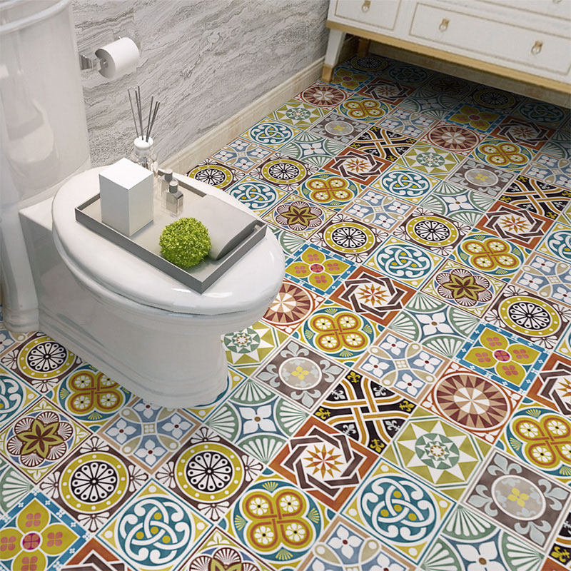 卫生间防水耐磨地砖贴纸 厨房装饰地面贴纸自粘壁纸墙贴 花砖贴画,家居饰品,软装墙贴,淘宝优惠券,粉丝福利购,淘宝优惠卷