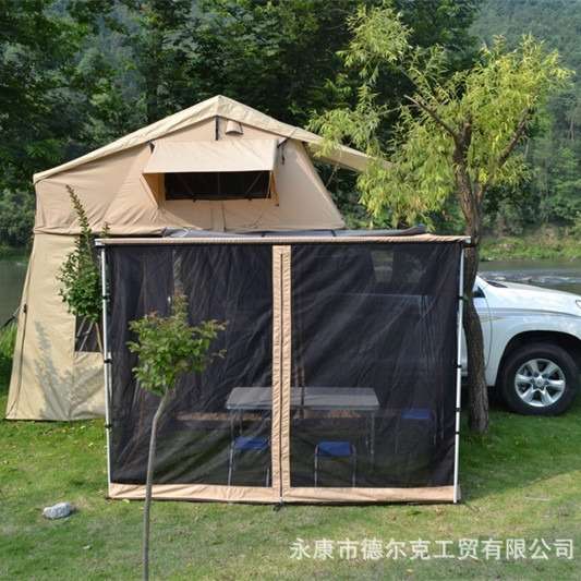 通风防潮帐篷多人款双层铝板车载帐篷超厚舒适海绵垫车顶帐篷