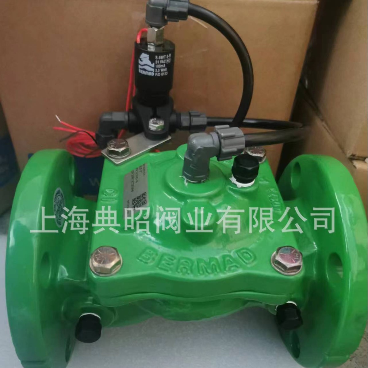 BERMAD伯尔梅特IR-410升级400常闭电磁开关阀S-390T-3-R 24VAC