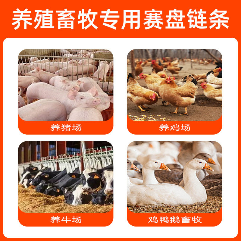 塞盘链条料线上料设备配件养殖料线配件猪用养殖全套自动料线配件