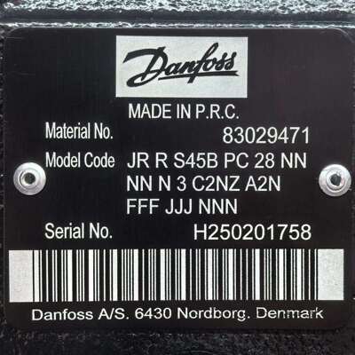 83029471JRRS45BPC28NNNNN3C2NZA2NFFFJJJNNN#Danfoss液压泵