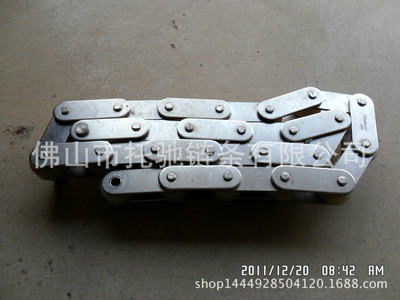 厂家直供永利百合链条工业传动链条不锈钢C2052呢绒滚子输送链条