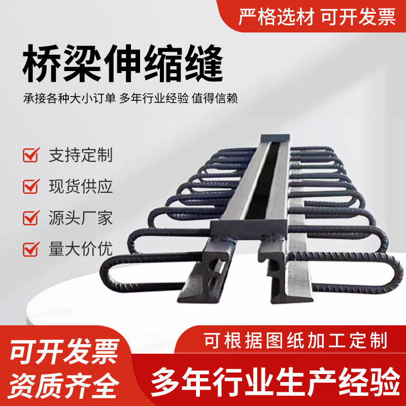 桥梁伸缩缝装置公路毛勒缝模数式梳齿型板缝多项变位伸缩缝厂家