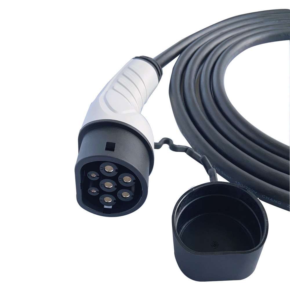 32A 3 phase Type2 to Type2 ev charging cable 10M