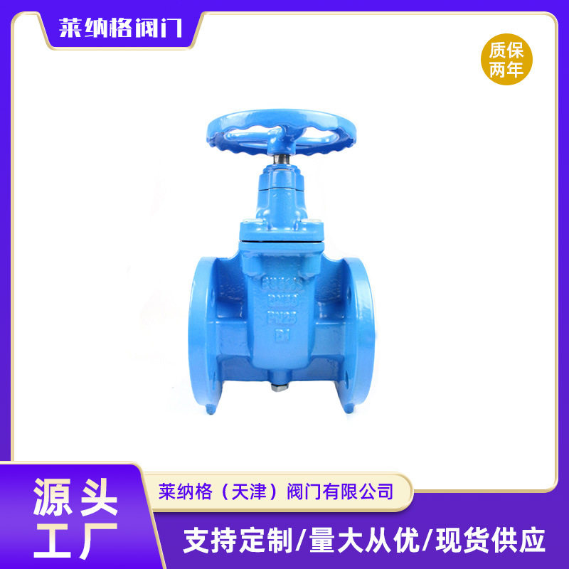 【上海良工】球墨铸铁闸阀暗杆dn50单向软密封Z45X-16Q锁闭阀