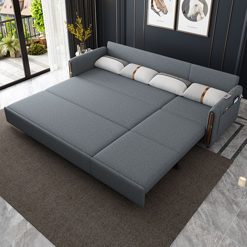 贵妃沙发床 转角l型小户型可折叠收缩多功能两用网红款Z组合客厅