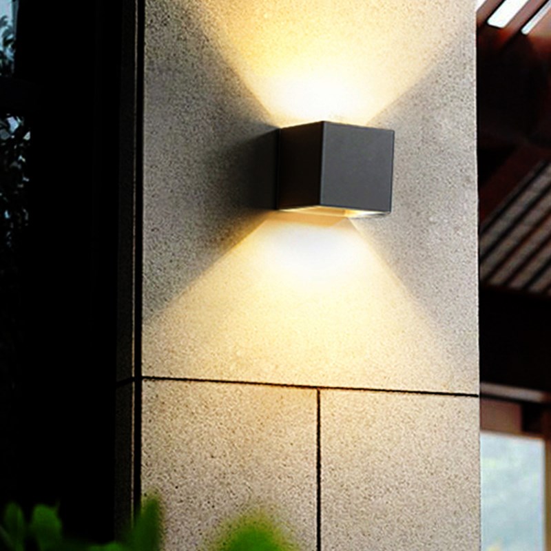 刻为户外壁灯防水家用现代简约门厅灯楼梯过道R外墙灯庭院阳台灯