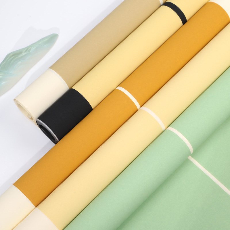 六尺对开双排蜡染长卷条屏书法空白半生半熟手工宣纸国展投稿专用