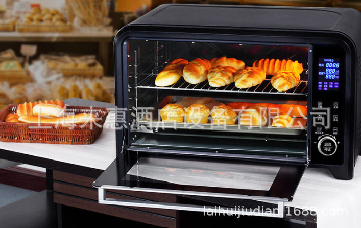 商用烤箱大容量多功能烘焙机75LUKOEO E7001智能家用电烤箱电脑式,电子元器件市场,电线扎带/束线带,淘宝优惠券,粉丝福利购,淘宝优惠卷