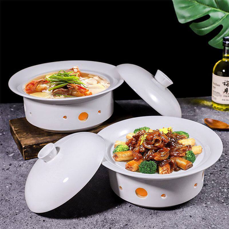 2026菜盘餐具蜡烛保温汤盘明炉家用加热炉盘子特色陶瓷热菜干锅酒