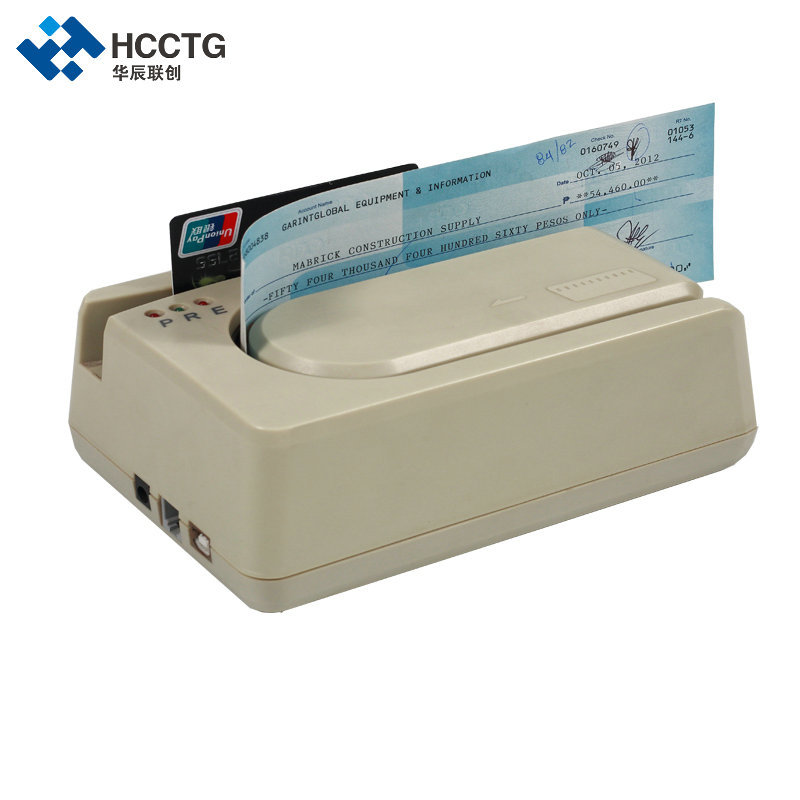 支票阅读器USB支票MSR阅读器 手动阅读终端银行支票HCC-1250