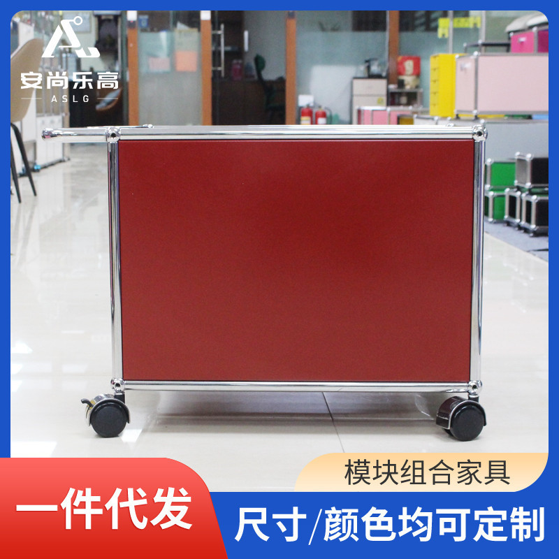 韩版ins风不锈钢餐边柜不锈钢多功能电视柜简约收纳置物柜现货