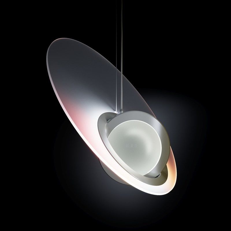 银河系北欧简约个性七彩渐变色装饰软装餐厅吧台展厅现代艺术吊灯