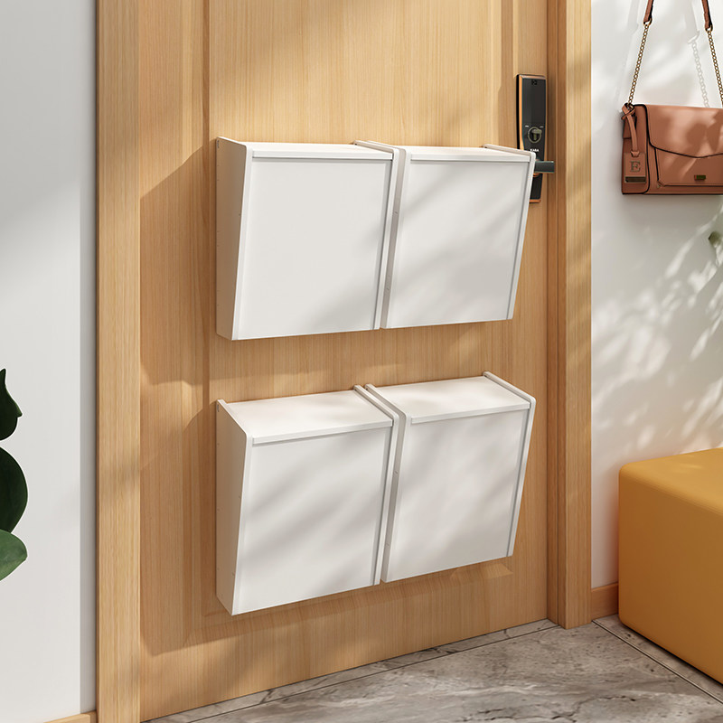 鞋柜家用门口入户靠墙壁挂式鞋收纳极防尘省空间室内好看,电子元器件市场,电线扎带/束线带,淘宝优惠券,粉丝福利购,淘宝优惠卷